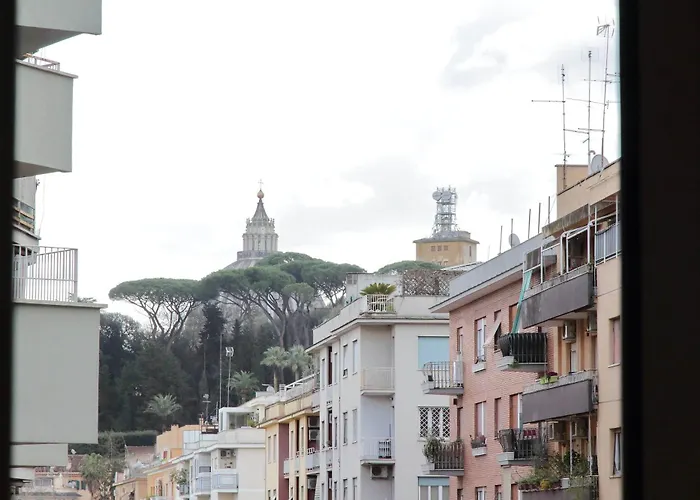 Welcome In Vatican Vista With Balcony Apartament Rzym